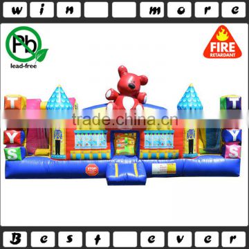 giant outdoor used inflatable toddler toy town bouncer trampoline playground prices for children