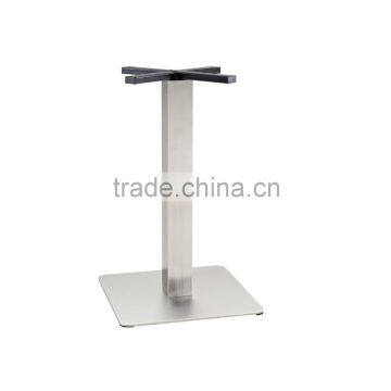 Dining Table Set Custom Metal Tube Square Table Base With Stainless Steel Leg photo-2