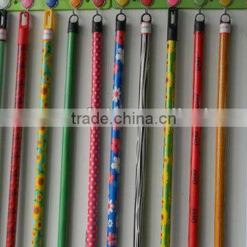 PVC coated metal broom handle with Italy/American thread