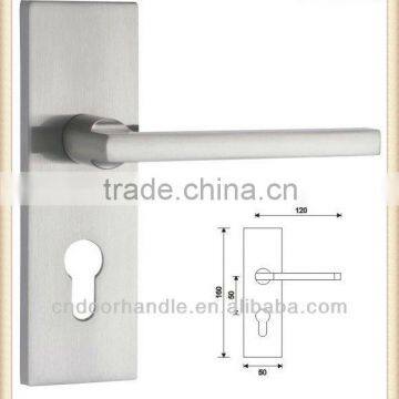 Wooden door lock and door intercom privacy lock