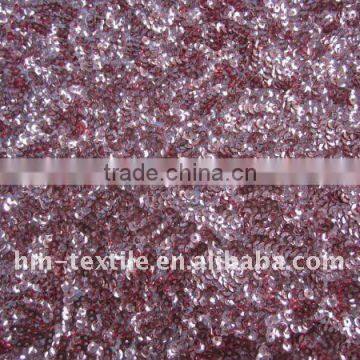 Pink sequins fabrics for jacket