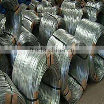 galvanized wire for making the wire mesh or fence(manufacture)