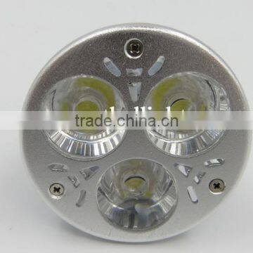 led spotlight gu10 3x2w lighting led spotlight lamp 6w spotlight led light 85-265v bulbs high quality 3 years warranty