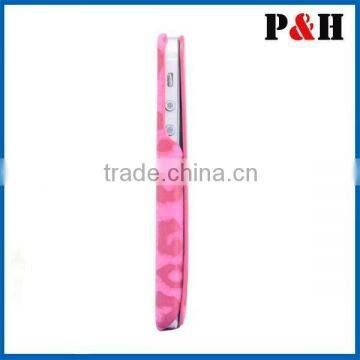 Smooth Surface Protective New Case for Iphone Leopard Flip pu Leather Case Cover photo-3