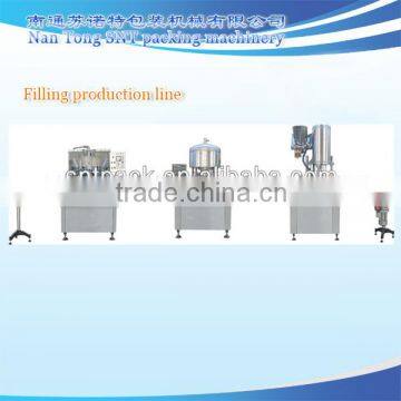 Plastic bottle filling production line-washing,filling and capping machine