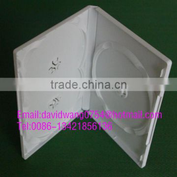 3Discs white dvd case single 14mm