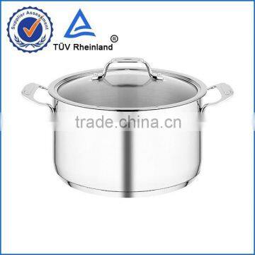 New design well equipped kitchen cookware metal pot