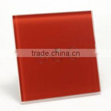 Newest Design 3 Gang 1 Way Wall Light Touch Switch With LED Indicator photo-4