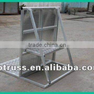 aluminum crash barrier for outdoor event barricade for concert