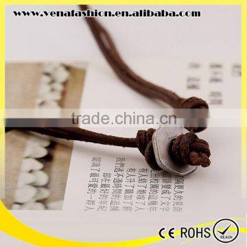 Cross Pendant Leather Choker Collar Necklace for Women