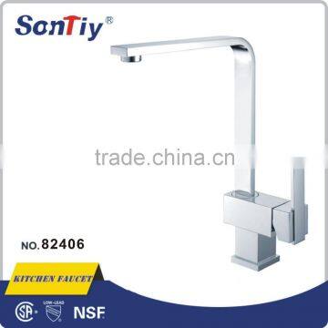 Glass Spray Brass Kitchen Mixer Waterfall Tap Lavatory Faucet