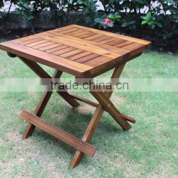 Acacia Hardwood Square Foldable Table