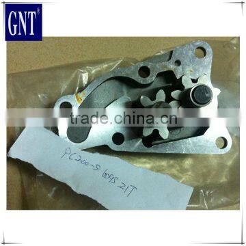 GNT Brand good quality Excavator Spare Parts PC200-6 6D95 21tooth oil pump