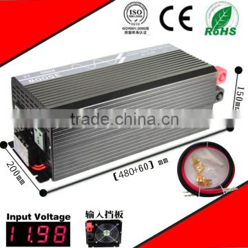 6000W DC/AC pure sine wave power inverter with AC charge 24Vdc- 110vac