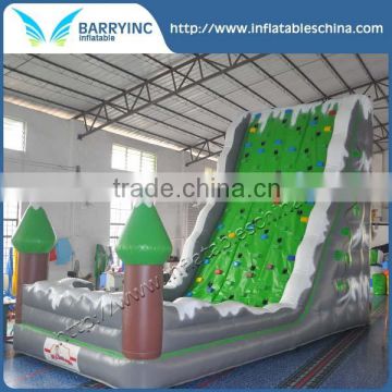 2016 outdoor/indoor hot sale China inflatable rock climbing wall price