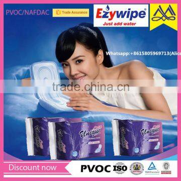 Pure cotton sanitary pad, soft breathable sanitary napkin, female disposable sanitary nakin