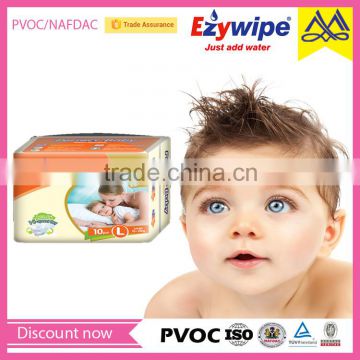 Quick absorbtion and dry high quality disposable sleepy baby diaper with economical price