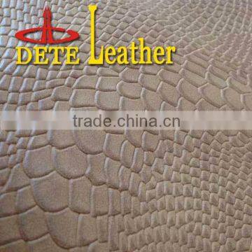 chinese dragon crocodile leather for wenzhou shoes textile leather