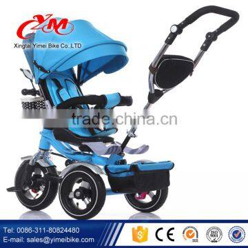 Cheap steel frame baby tricycle 3 wheels bicycle for kids/4 in 1 trike                        
                                                Quality Choice