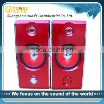 Guangzhou portable mini speaker with fm radio usb input mini wireless bluetooth speaker (different color to select)