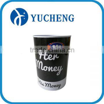 money tin canister/money cans