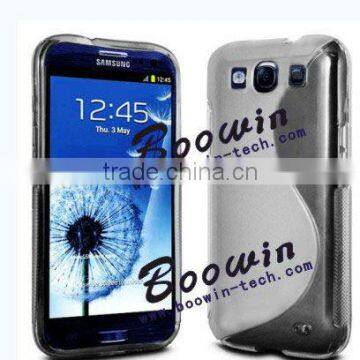 for samsung galaxy siii I9300 grey S line Gel silicon Case Rubber Skin Tpu Cover case