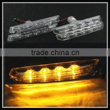 LED turn signal lights LED side marker lamps for BMW E39 (96-03) clearance with M logo Amber