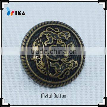 custom sewing metal shank coat button