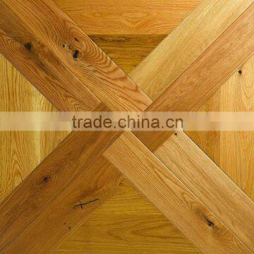 American White Oak Multi-layer Parquet Wood Flooring With Smooth Surface