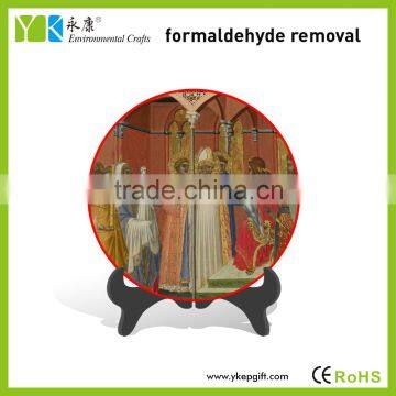 Hot sale plate decor handmade catholic religious souvenirs