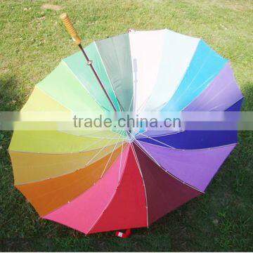 factory cheap fashion rainbow color umbrella