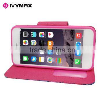 Wholesale Stand Wallet Card Case PU Leather Flip Cover for Iphone 6 photo-5