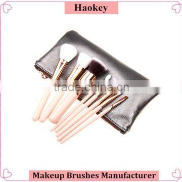 Design big fluffy set 8pcs loose powder makeup brush set
