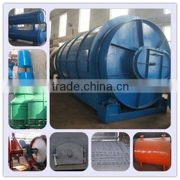 Newest design waste tyre recycling pyrolysis plant oil machine