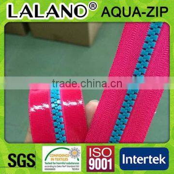 5# plastic tape zipper and open end