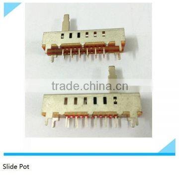 straight sliding potentiometer 30mm 1p6t straight potentiometer