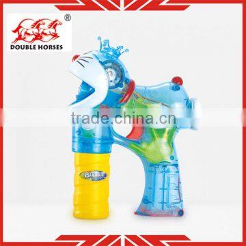 Lighted Bubble Gun Plastic Outdoor Toy Bubble Gun