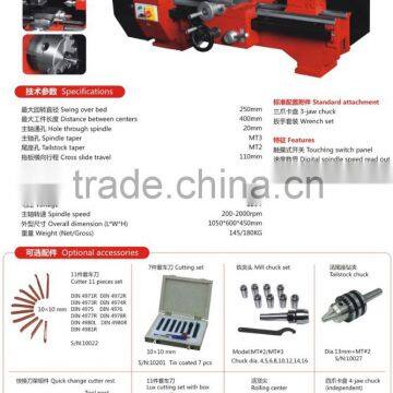 Mini Bench Metal Lathe Machine C6 photo-2