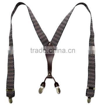 Leather suspenders High qualiy Man braces