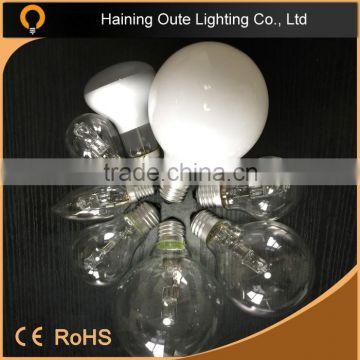 High quality 110V-130V Halogen Bulb C35,A55,ST64,G80,R63 Etc available