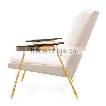 Stainless steel leg Golden Color Gold Finger Dining room Chair