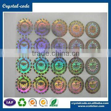 Latest Texture Antifake Unique Certificate Security Hologram Sticker photo-6