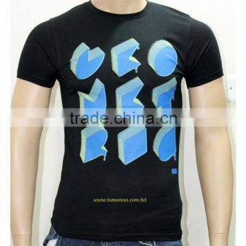 PRINTED T-SHIRT: 160GSM MEN'S SINGLE JERSEY PRINTED T-SHIRT