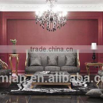 Luxury New Classical French Italian European Antique Style Livingroom Sofa Set Manufacturer Direct Supplier