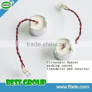 Ultrasonic sensor reversing radar transmitter and receiver