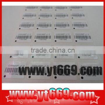 Custom barcode label/sticker