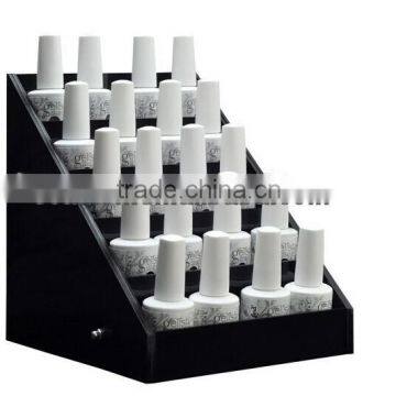 5 tire Top Quality cosmetic display stands for exhibitions nail polish bottle display shelf