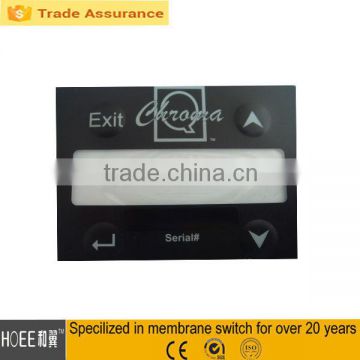 Best quality custom self adhesive LCD panel graphic overlay and panel keyboard