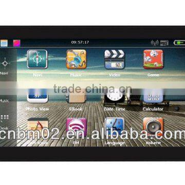 7 inch truck GPS Navigation, High limit, speed limit, gas station indicate