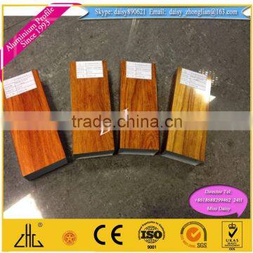Great ! 2014 Newest Shining PVDF Coating Wood Grain Aluminium Extrusion , Aluminium Window Frame Design ,OEM photo-4